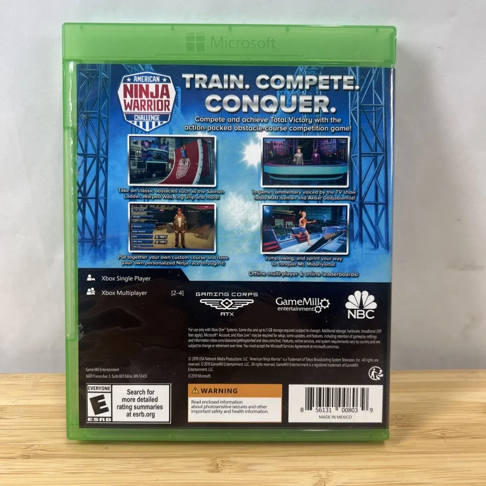 American Ninja Warrior Challenge - Microsoft Xbox‎ One CIB